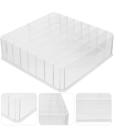 FRCOLOR Eyeshadow Organizer 2pcs Cosmetic Storage Box Makeup Eyeshadow Divided Makeup Organizer Household Cosmetics Organizer - Buy Online on GoSupps.com