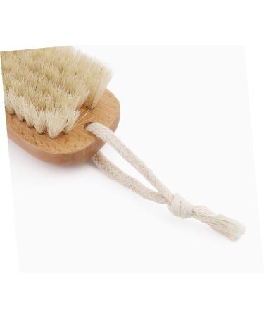 Buy Gleavi 2-St Cloth Washing Brush - Wooden Handle Cleaning Brushes for Shoes Coats & More | Eco-Friendly Bamboo & Bristle Design - International Shipping Available - Buy Online on GoSupps.com