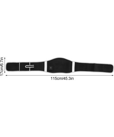Heating Cushions for Lower Back Pain Relief | Heated Therapy Waist Belt with 3 Heat Settings | 115 x 17 cm - Buy Online on GoSupps.com