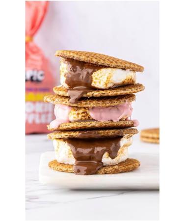Giant Marshmallows American Style GLUTEN FREE Toasting Mega Marshmallows - White & Pink -2 Pack (300g x 2) by Epic Snax Co. - Perfect for Barbeque Bonfire Roast Toastin' & Smores 600g - Buy Online on GoSupps.com