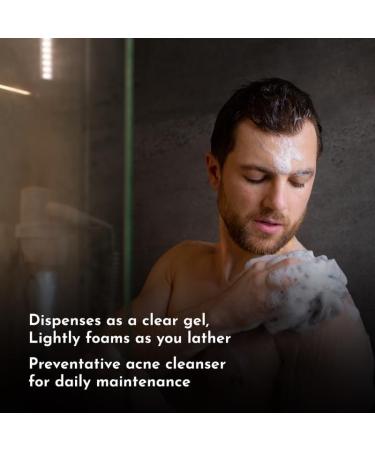Mannlich 2% Salicylic Acid Body Acne Wash for Men - Bacne Clear Body Wash Men Shower Gel - 3% Niacinamide Prevents Body Acne, Exfoliates & Nourishes Skin 300 ml (Pack of 1) Bacne Clear Bodywash - Buy Online on GoSupps.com