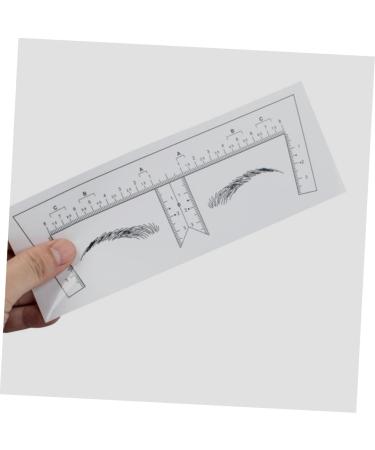 Didiseaon 10pcs Eyebrow Design Ruler Tools Eyebrow Shaping Template Eyebrow Ruler Drawing Tool Disposable - Buy Online on GoSupps.com