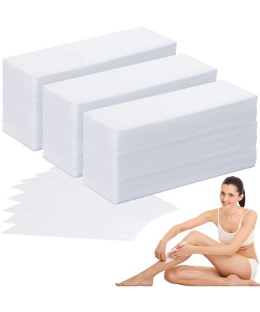 Wax Strips for Hair Removal  300 Pieces SEPGLITTER 2.8 x 7.9 Inch Non Woven Waxing Strips Face Wax Paper Strips for Women Facial Body Arms Legs Hair Cleaning and Remover