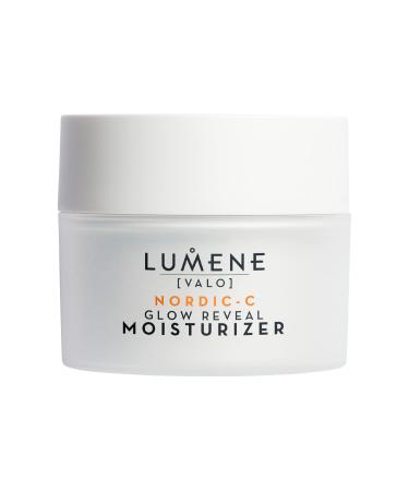 Lumene Nordic-C Glow Reveal Facial Moisturizer - Antioxidant-Rich Vitamin C Face Cream - Hydrating Hyaluronic Acid Moisturizer with Vitamin B3 + B5 to Promote Radiant & Youthful Skin (1.7oz)