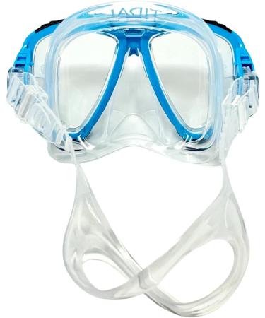 Tidal Mask - Advanced Anti Fog Scuba Diving Snorkel Mask for Adults | Wide-Angle Tempered Glass Lens | Aqua-Clear Skirt - Buy Online on GoSupps.com