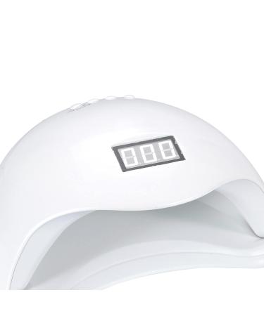 48W UV Nail Dryer Lamp - Professional Portable LED Nail Polish Dryer with Auto Time Setting for UV & LED Nails (EU220V) - Buy Online on GoSupps.com