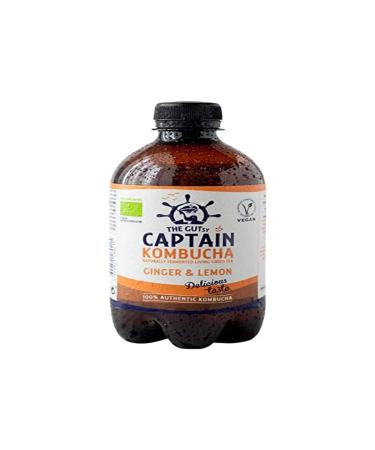 "Captain Kombucha - Ginger Lemon - 12 x 400 ml"