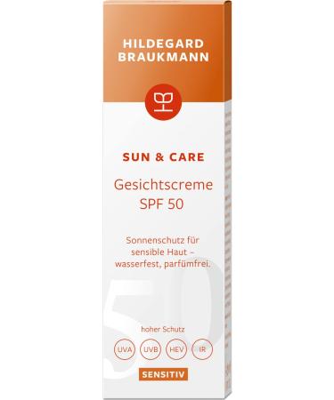 Hildegard Braukmann Sun & Care SENSITIVE Face Cream SPF 50 50 ml