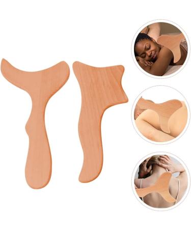 Minkissy 2-in-1 Wooden Gua Sha & Massage Scratch Board - Facial Tool for Home Use | International Shipping Available - Buy Online on GoSupps.com