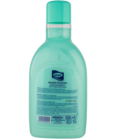 Italian Gourmet E.R. Milmil Bath Foam White Musk Fragrance Bath Foam White Musk Fragrance Practical Size Dermatologically Tested 6 x 2000 ml + Italian Gourmet Pulp 400 g - Buy Online on GoSupps.com
