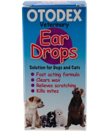 PetLife Otodex Cat and Dog Ear Drops - kills mites removes wax 14ml - Buy Online on GoSupps.com