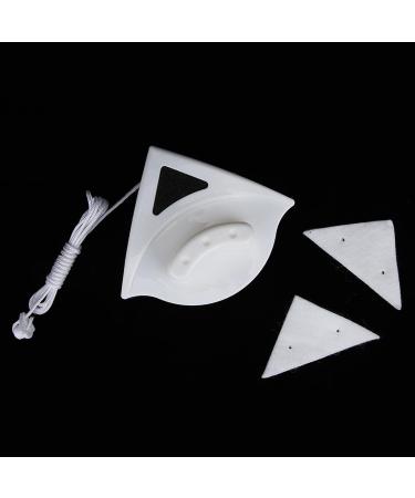 Magnetic Double Sided Window Cleaner with Glass Wiper and 2 Cotton Cloths Outdoor Tool - Buy Online on GoSupps.com