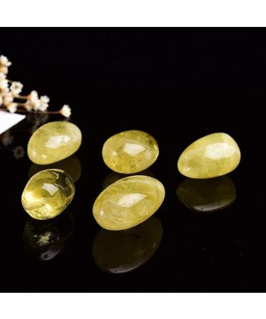 Decorative Crystal 1pc 30g/pc Natural Crystal Stone Citrine Large Grain Polished Stone for Garden Fish Tank Decoration Health Quartz Home Decor Crystal - Buy Online on GoSupps.com