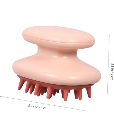 Tovinanna Silicone Massage Comb & Shampoo Washer - Scalp Massager Brush for Hair Care | 9.4x7cm Pink - Buy Online on GoSupps.com
