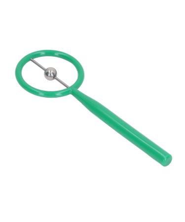 Mouth muscle trainer for plastic metal tongue tip trainer for tongue training device for speech extension exercises etc. (green)