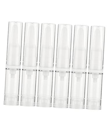 Didiseaon 6pcs Liquid Foundation Bottle Travel Bottles Cosmetic Travel Bottle Gel Travel Pump Bottle Leakproof 11.50X1.90X1.90CM Transparent