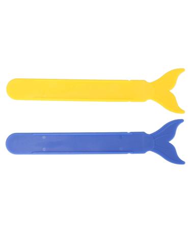 2Pcs Tongue Scraper & Trainer - Portable Kids Plastic Oral Care Tool for Muscle Strength & Hygiene - Buy Online on GoSupps.com
