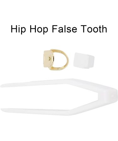 Hip Hop False Tooth Fashionable Hip Hop Tooth Single Brass for Most Teeth for Party for Daily Use(gold) - Buy Online on GoSupps.com