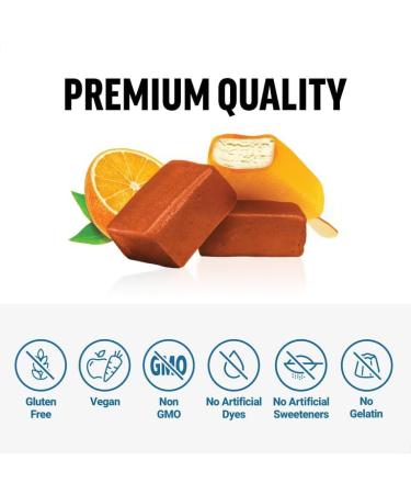 Orange Creamsicle Magnesium Soft Chews for Sleep, Stress Relief, and Relaxation - Buy Online on GoSupps.com