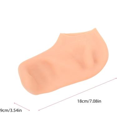 Silicone Socks for Women High Elasticity Aloe Waterproof Silicone Moisturizing Socks Softening Dry Cracked Feet Rough Skins & Anti Slip Aloe Sock for Women Dry Cracking Skin - Buy Online on GoSupps.com
