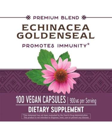 Echinacea Goldenseal Root - Natures Way 100 Capsules for Immune Support - Buy Online on GoSupps.com