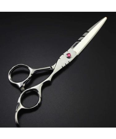Hairdressing Scissors with Sharp Barbers Scissors Professional Hairdresser Scissor Set Light Thinning Scissors for Hair Cutting Salon flatcut5.5inch A flatcut5.5inch - Buy Online on GoSupps.com