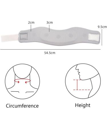 Neck Brace for Neck Pain and Support Foam Neck Brace Cervical Collar for Sleeping Neck Support Brace Wraps Keep Vertebrae Stable - Buy Online on GoSupps.com