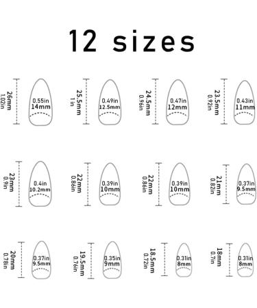 TQUXNGA 24x/Box Almond False Nail Full Cover Stick on Nail Almond Nail Tips Purple False Nail Press On Nail Artificial Nail - Buy Online on GoSupps.com