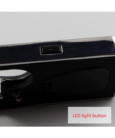 Handheld-Illuminated Magnifier 10X 3X Portable 4 Lamp Black Magnifying-Glass with Light Jewelry Watch Loupe-Reading Magnifier with Light Headband for Reading Senior wear Glasses- Stand for Eye for - Buy Online on GoSupps.com