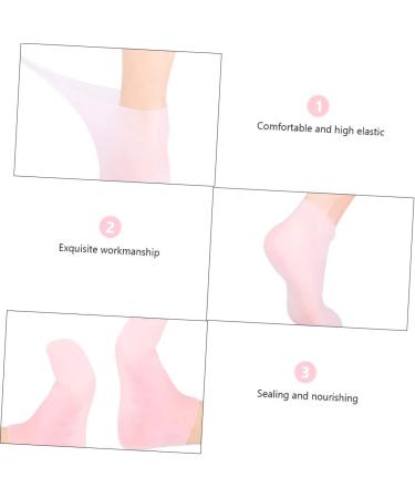 MERRYHAPY 1 Set Hydrating Sock Gloves Soft Moisturizing Socks Moisturizing Socks Gloves Sokcs Silicone Gloves Heel Repair Socks Hand Moisturizing Gloves Gel Boat Socks Invisible Remover - Buy Online on GoSupps.com