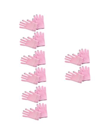 minkissy 8 Pairs Moisturizing Gloves Cracked Hands Repair Spa Gloves Overnight Moisturizing Hand Gloves Lotion Dry Skin Dry Hands Touchscreen Gloves Valid Miss Touch Screen Spandex Cosmetic