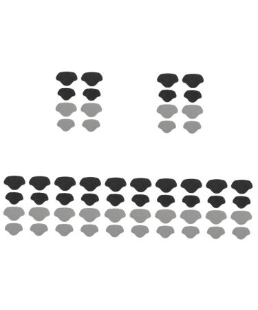 FRCOLOR 56 Pcs Follow-up Subsidy Womens Insoles Womens Athletic Shoes Shoe Inserts Women Heel Pad Pain Sneakers for Women Protective Mats Sports Shoes Pulled Cloth Women's Shoes Black Greyx7pcs 8.5x5.8x0.2cmx7pcs
