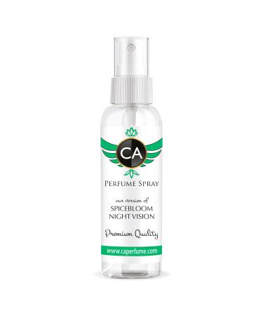 CA Perfume Impression of Spicebloom Night Vision For Men Eau de Parfum Spray Atomizer Bottle 2 Fl Oz/60ml-X1