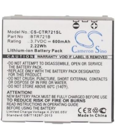 600mAh Replacement Battery for BTR721B & C721 - International Shipping Available - Buy Online on GoSupps.com