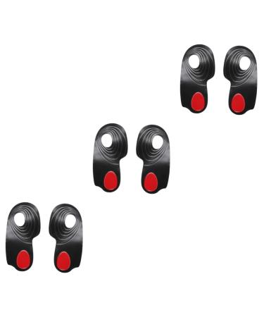 Hemoton 3 Pairs Orthopedic Insoles Silicone Gel Insoles for Plantar Plantar is Unusual Shoe Insoles 3/4 Orthotic Pad Hip Pads Inserts Orthopedic Pad Orthotics