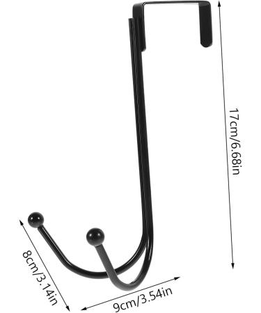 VILLFUL 2pcs Hangers Hats Robes Mount Clothes Rack Over The Door Coat Rack Hook Rack Iron - Buy Online on GoSupps.com