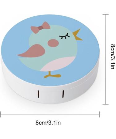 Little Birdie Contact Lens Travel Kit | Portable Cute Box with Mirror for Daily Use - Perfect for Outdoor Adventures - Buy Online on GoSupps.com