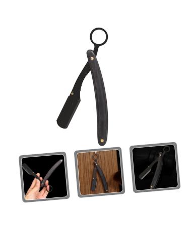 Buy Hemoton Folding Holder for Hairdressing & Shaving | Stainless Steel Men's Razor & Beard Shaver - Vintage & Foldable - Buy Online on GoSupps.com