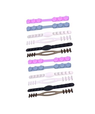 Lalafina 12th Mask hearing protection ear protection hooks Reusable silicone ear cap rope buckle for the face cover mouth protection ear hook hooks for ear belt slipproof extension 18x2cm