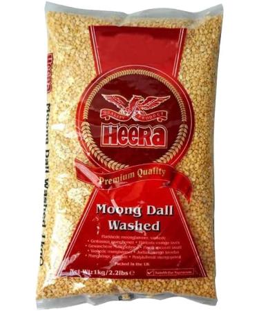 Seelans Heera Moong Dal Washed-1Kg Moong Dal High Fibre High Protein Natural Gluten Friendly India