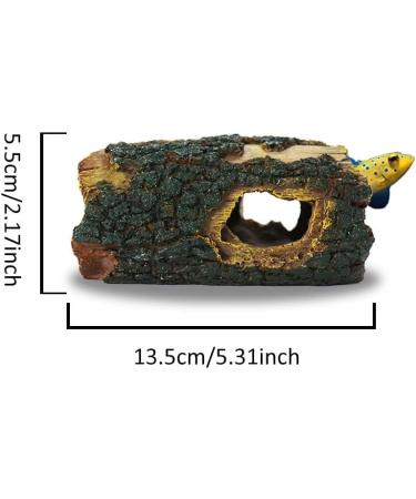 CTPENG Aquarium Cave - Kunst Resin Betta Decoration - Ideal for Small & Medium Aquariums (Harz 13.5x9x5.5 cm) - Buy Online on GoSupps.com