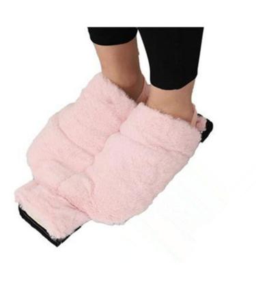 Yajimsa foot warmer without electricity 2l large hot water bottle feet 2 in 1 foot heat bottle super soft and warm foot heating pads footworm bottle for women/men/adults (36 0cm) pink