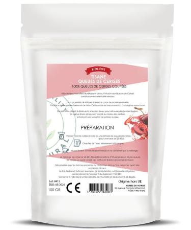 Herbes du Monde Cut Cherry Stems - Slimming Diuretic Herbal Tea | 3 Bags of 100g | Weight Loss Ally - Shop Internationally - Buy Online on GoSupps.com