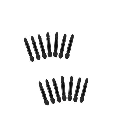 PLAFOPE 200 Pcs Eyeshadow Black Eyeshadow Eyeshadow Brush Kit Black Brush Eyeshadow