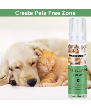 Segminismart Cat & Dog Defense Spray - 120ml Anti-Scratch Spray for Furniture Protection | Scratch-Resistant Solution for Home & Outdoors | 2024 New Arrival - Buy Online on GoSupps.com