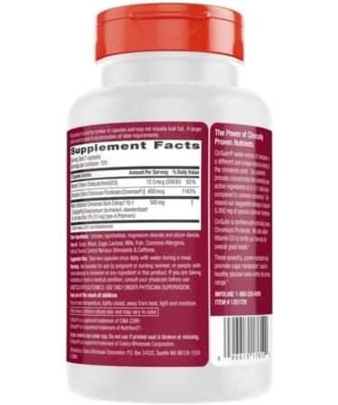 Advanced Strength Cinssulin Cinnamon Chromium Picolinate Vitamin D3 Cinnamon 500 Mg Chromium Picolinate 400 Mcg Vitamin D3 500 Iu 200 Capsules - Buy Online on GoSupps.com