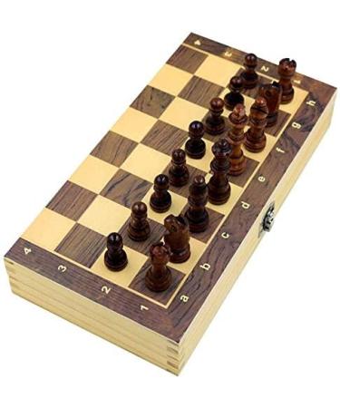 Set International Foldable Wooden Set with Magnetic Checkerboard for Kids/Children Adults (Color : Wood Size : 29x29x3cm) (Wood 29x29x3cm) - Buy Online on GoSupps.com