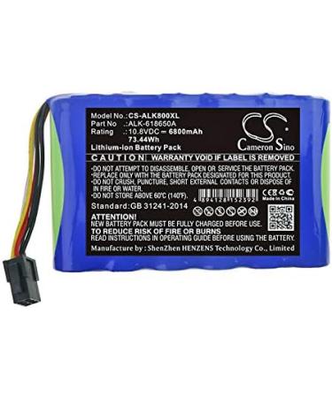 DCH 6800mAh ALK-618650A Battery Replacement for Eloik ALK-88A HH-88 ALK-80 - International Shipping Available - Buy Online on GoSupps.com