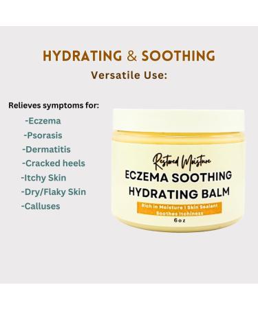Eczema Soothing Balm for Dry Itchy Irritated Skin - Natural Eczema & Psorasis Relief - Natural Hydration and Sealant for Irritated Skin (6 oz) - Buy Online on GoSupps.com