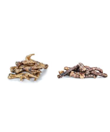 Loyalty Dog Treats Chicken Feet + Chicken Necks | Fully Natural Single Ingredient Canadian Dehydrated Training Treats (1000g) 1 kg (Pack of 1) Dog Treats+ Dog Treats